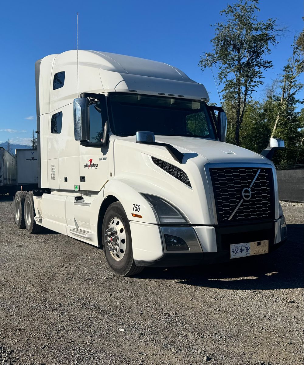 Sidhu Motors tractor-trailer running a cross-border lane to the US West Coast